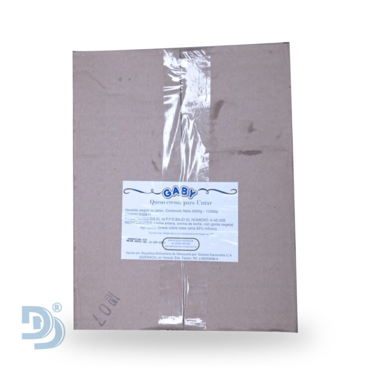 Queso Crema Gaby Panelon 10kg "Quenaca" Digras, C.A.